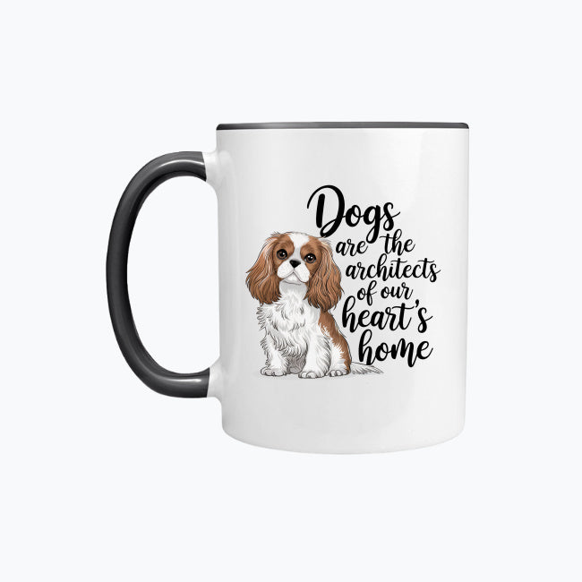 Kubek Biało Czarny  – „Dogs are the architects of our heart's home”