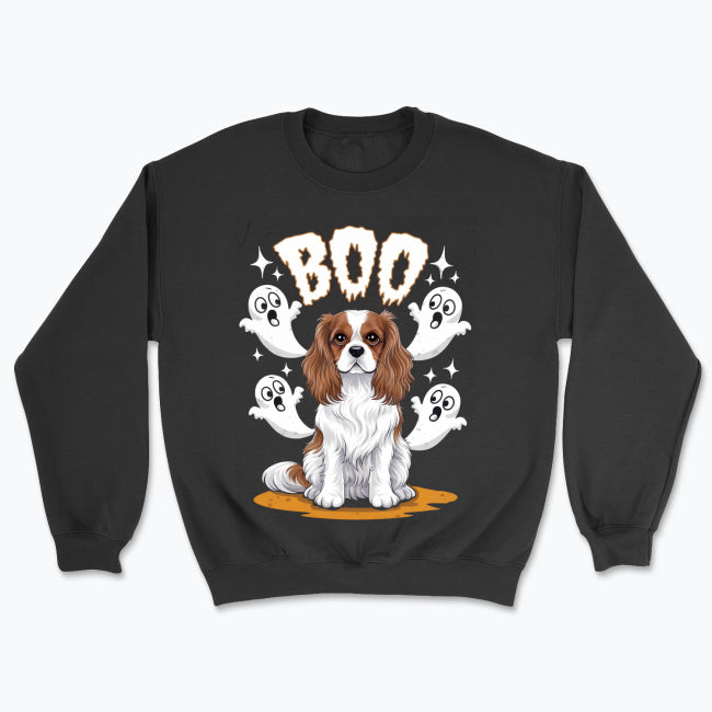 Cavalier Boo Halloween Sweatshirt