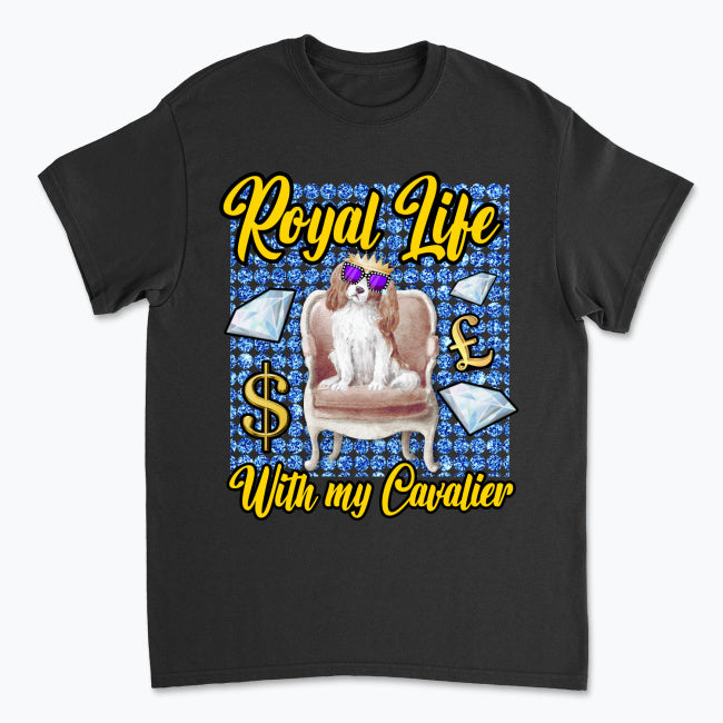 Koszulka Cavalier King Charles Spaniel -  Royal Life