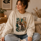 Bluza Cavalier Vintage Interior – Cavalier King Charles Spaniel