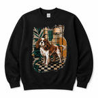 Bluza Cavalier Vintage Interior – Cavalier King Charles Spaniel