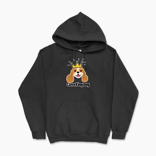 Wygodna bluza z uroczym Cavalier King Charles Spanielem w koronie. Idealna dla miłośników psów i właścicieli Cavalierów. Świetny pomysł na prezent.