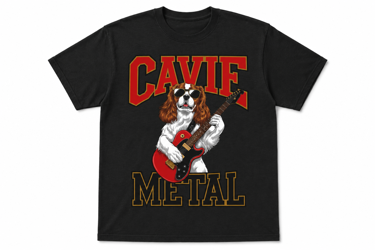 T-Shirt Cavie Metal