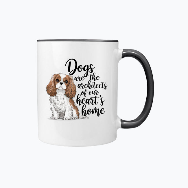 Kubek Biało Czarny  – „Dogs are the architects of our heart's home”